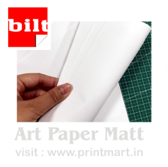Art Paper Matt Bilt 128 58.5x91.0 White Matt